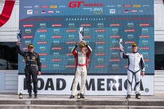 Podium, Road America, Elkhart Lake, WI, Aug 2021. | Fabian Lagunas/SRO