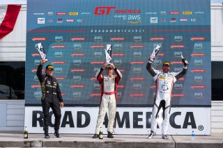 Podium, Road America, Elkhart Lake, WI, Aug 2021. | Fabian Lagunas/SRO