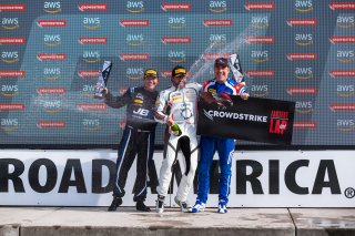 Podium, Road America, Elkhart Lake, WI, Aug 2021. | Fabian Lagunas/SRO