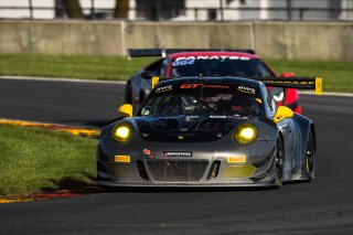 #460 Porsche 911 GT3 R (991) of Andy Wilzoch, Flying Lizard Motorsports, GT America Powered by AWS, SRO3-M, Road America, Elkhart Lake, WI, Aug 2021. | Fabian Lagunas/SRO