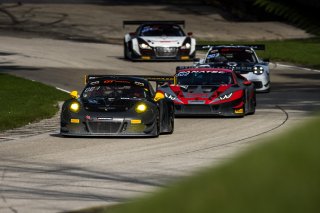 #460 Porsche 911 GT3 R (991) of Andy Wilzoch, Flying Lizard Motorsports, GT America Powered by AWS, SRO3-M, Road America, Elkhart Lake, WI, Aug 2021. | Fabian Lagunas/SRO