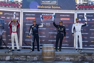 Podium, SRO3, Watkins Glen International Raceway, Watkins Glen, NY, September 2021. | SRO Motorsports Group