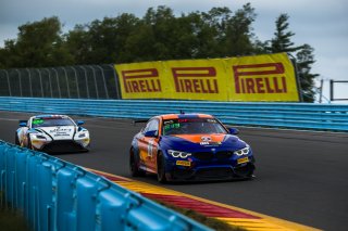 #119 BMW M4 GT4 of Sean Quinlan, Stephen Cameron Racing, GT America Powered by AWS, GT4, SRO America, Watkins Glen International Raceway, Watkins Glen, NY, September 2021. | Fabian Lagunas/SRO