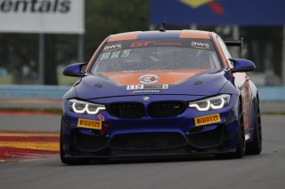 #119 BMW M4 GT4 of Sean Quinlan, Stephen Cameron Racing, GT America Powered by AWS, GT4, SRO America, Watkins Glen International Raceway, Watkins Glen, NY, September 2021. | SRO Motorsports Group