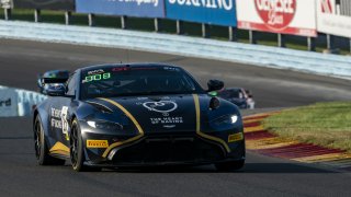 #25 Aston Martin Vantage AMR GT4 of Gray Newell, Heart of Racing, GT America Powered by AWS, GT4, SRO America, Watkins Glen International raceway, Watkins Glen, NY, September 2021.
 | SRO Motorsports Group