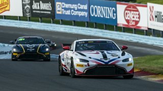 #50 Aston Martin Vantage AMR GT4 of Ross Chouest, 3R Povoledo Racing, GT America Powered by AWS, GT4, SRO America, Watkins Glen International raceway, Watkins Glen, NY, September 2021.
 | SRO Motorsports Group