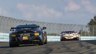 #25 Aston Martin Vantage AMR GT4 of Gray Newell, Heart of Racing, GT America Powered by AWS, GT4, SRO America, Watkins Glen International raceway, Watkins Glen, NY, September 2021.
 | SRO Motorsports Group