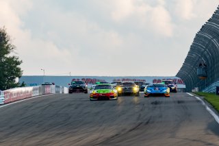 #45 Porsche 911 GT3-R of Charlie Luck, Wright Motorsports, GT America Powered by AWS, SRO3-M, SRO America, Watkins Glen International Raceway, Watkins Glen, NY, September 2021. | SRO Motorsports Group