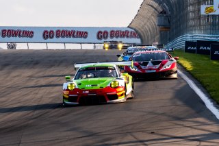 #45 Porsche 911 GT3-R of Charlie Luck, Wright Motorsports, GT America Powered by AWS, SRO3-M, SRO America, Watkins Glen International Raceway, Watkins Glen, NY, September 2021. | SRO Motorsports Group