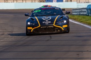 #25 Aston Martin Vantage AMR GT4 of Gray Newell, Heart of Racing, GT America Powered by AWS, GT4, SRO America, Watkins Glen International raceway, Watkins Glen, NY, September 2021.
 | SRO Motorsports Group
