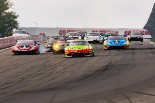 #45 Porsche 911 GT3-R of Charlie Luck, Wright Motorsports, GT America Powered by AWS, SRO3-M, SRO America, Watkins Glen International Raceway, Watkins Glen, NY, September 2021. | SRO Motorsports Group
