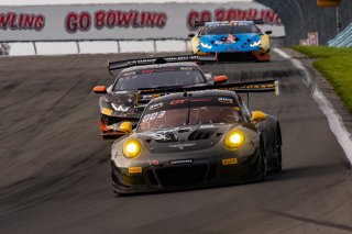 #460 Porsche 911 GT3 R (991) of Andy Wilzoch, Flying Lizard Motorsports, GT America Powered by AWS, SRO3-M, Watkins Glen International Raceway, Watkins Glen, NY, September 2021. | SRO Motorsports Group