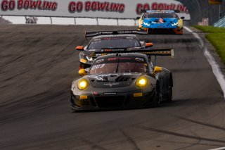 #460 Porsche 911 GT3 R (991) of Andy Wilzoch, Flying Lizard Motorsports, GT America Powered by AWS, SRO3-M, Watkins Glen International Raceway, Watkins Glen, NY, September 2021. | SRO Motorsports Group