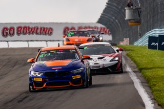 #119 BMW M4 GT4 of Sean Quinlan, Stephen Cameron Racing, GT America Powered by AWS, GT4, SRO America, Watkins Glen International Raceway, Watkins Glen, NY, September 2021. | SRO Motorsports Group