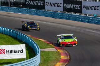 #45 Porsche 911 GT3-R of Charlie Luck, Wright Motorsports, GT America Powered by AWS, SRO3-M, SRO America, Watkins Glen International Raceway, Watkins Glen, NY, September 2021. | SRO Motorsports Group