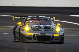 #460 Porsche 911 GT3 R (991) of Andy Wilzoch, Flying Lizard Motorsports, GT America Powered by AWS, SRO3-M, Indianapolis Motor Speedway, Indianapolis, IN, USA, October 2021 | Fabian Lagunas/SRO
