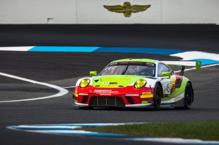 #45 Porsche 911 GT3-R of Charlie Luck, Wright Motorsports, GT America Powered by AWS, SRO3-M, SRO America, Indianapolis Motor Speedway, Indianapolis, IN, USA, October 2021 | Fabian Lagunas/SRO