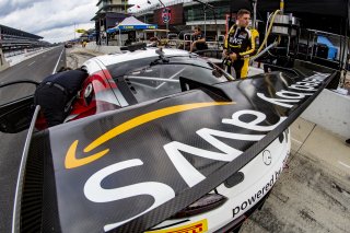 #58 Mercedes-AMG GT3 of CJ Moses, DXDT Racing, GT America Powered by AWS, SRO3, Indianapolis Motor Speedway, Indianapolis, IN, USA, October 2021 | Bob Chapman/SRO