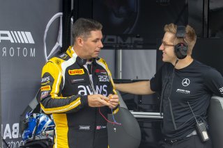 #58 Mercedes-AMG GT3 of CJ Moses, DXDT Racing, GT America Powered by AWS, SRO3, Indianapolis Motor Speedway, Indianapolis, IN, USA, October 2021 | Bob Chapman/SRO