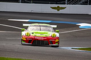 #45 Porsche 911 GT3-R of Charlie Luck, Wright Motorsports, GT America Powered by AWS, SRO3-M, SRO America, Indianapolis Motor Speedway, Indianapolis, IN, USA, October 2021 | Bob Chapman     