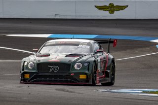 #101 Bentley Continental GT3 of Memo Gidley, TKO with Flying Lizard Motorsports, GT America Powered by AWS, SRO3, SRO, Indianapolis Motor Speedway, Indianapolis, IN, USA, October 2021
 | Bob Chapman     