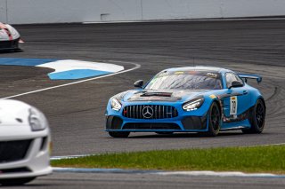 #79 Mercedes AMG GT4 of Chris Gumprecht, RENNtech Motorsports, GT America Powered by AWS, GT4, SRO, Indianapolis Motor Speedway, Indianapolis, IN, USA, October 2021
 | Bob Chapman     