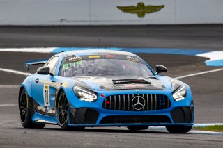 #79 Mercedes AMG GT4 of Chris Gumprecht, RENNtech Motorsports, GT America Powered by AWS, GT4, SRO, Indianapolis Motor Speedway, Indianapolis, IN, USA, October 2021
 | Bob Chapman     