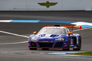 #8 Audi R8 LMS GT4 of Elias Sabo, GMG Racing, GT America Powered by AWS, GT4, SRO, Indianapolis Motor Speedway, Indianapolis, IN, USA, October 2021
 | Bob Chapman     