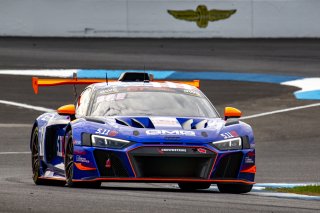 #8 Audi R8 LMS GT4 of Elias Sabo, GMG Racing, GT America Powered by AWS, GT4, SRO, Indianapolis Motor Speedway, Indianapolis, IN, USA, October 2021
 | Bob Chapman     