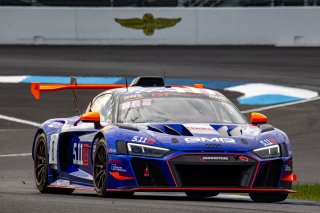 #8 Audi R8 LMS GT4 of Elias Sabo, GMG Racing, GT America Powered by AWS, GT4, SRO, Indianapolis Motor Speedway, Indianapolis, IN, USA, October 2021
 | Bob Chapman     