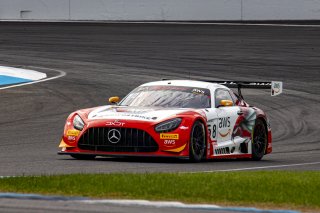 #58 Mercedes-AMG GT3 of CJ Moses, DXDT Racing, GT America Powered by AWS, SRO3, Indianapolis Motor Speedway, Indianapolis, IN, USA, October 2021 | Bob Chapman/SRO
