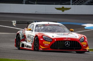 #58 Mercedes-AMG GT3 of CJ Moses, DXDT Racing, GT America Powered by AWS, SRO3, Indianapolis Motor Speedway, Indianapolis, IN, USA, October 2021 | Bob Chapman/SRO