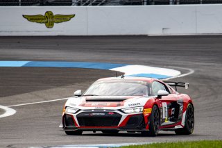 #76 Audi R8 LMS GT4 of Alex Welch, ROTR Motorsport, GT America Powered by AWS, GT4, SRO, Indianapolis Motor Speedway, Indianapolis, IN, USA, October 2021
 | Bob Chapman     