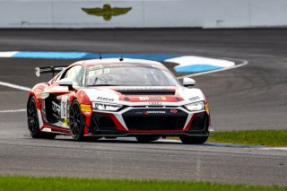 #76 Audi R8 LMS GT4 of Alex Welch, ROTR Motorsport, GT America Powered by AWS, GT4, SRO, Indianapolis Motor Speedway, Indianapolis, IN, USA, October 2021
 | Bob Chapman     