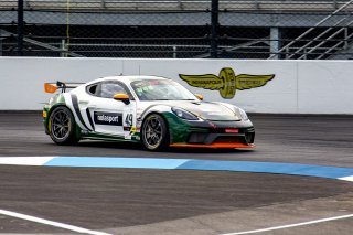 #49 Porsche Cayman GT4 of Scott Noble, NOLASPORT, GT America Powered by AWS, GT4, SRO, Indianapolis Motor Speedway, Indianapolis, IN, USA, October 2021
 | Bob Chapman     