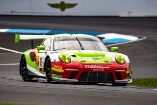 #45 Porsche 911 GT3-R of Charlie Luck, Wright Motorsports, GT America Powered by AWS, SRO3-M, SRO America, Indianapolis Motor Speedway, Indianapolis, IN, USA, October 2021 | Bob Chapman     