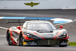 #70 McLaren 720S GT3 of Brendan Iribe, inception racing, GT America Powered by AWS, SRO3, Indianapolis Motor Speedway, Indianapolis, IN, USA, October 2021 | Bob Chapman     