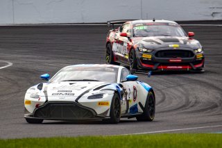 #2 Aston Martin Vantage AMR GT4 of Jason Bell, GMG Racing, GT America Powered by AWS, GT4, SRO, Indianapolis Motor Speedway, Indianapolis, IN, USA, October 2021
 | Bob Chapman     
