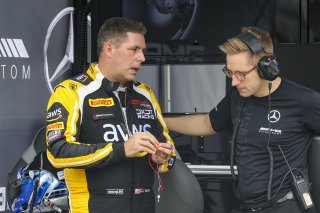 #58 Mercedes-AMG GT3 of CJ Moses, DXDT Racing, GT America Powered by AWS, SRO3, Indianapolis Motor Speedway, Indianapolis, IN, USA, October 2021 | Bob Chapman/SRO