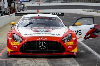 #58 Mercedes-AMG GT3 of CJ Moses, DXDT Racing, GT America Powered by AWS, SRO3, Indianapolis Motor Speedway, Indianapolis, IN, USA, October 2021 | Bob Chapman/SRO