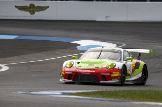 #45 Porsche 911 GT3-R of Charlie Luck, Wright Motorsports, GT America Powered by AWS, SRO3-M, SRO America, Indianapolis Motor Speedway, Indianapolis, IN, USA, October 2021 | Bob Chapman     
