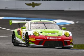 #45 Porsche 911 GT3-R of Charlie Luck, Wright Motorsports, GT America Powered by AWS, SRO3-M, SRO America, Indianapolis Motor Speedway, Indianapolis, IN, USA, October 2021 | Bob Chapman     