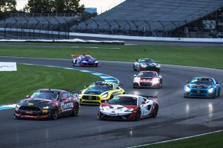 #99 Ford Mustang GT4 of Robb Holland, Rotek Racing, GT America Powered by AWS, GT4, SRO America, Indianapolis Motor Speedway, Indianapolis, IN, October 2021 | Fabian Lagunas/SRO