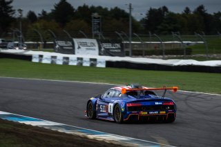 #8 Audi R8 LMS GT4 of Elias Sabo, GMG Racing, GT America Powered by AWS, GT4, SRO, Indianapolis Motor Speedway, Indianapolis, IN, USA, October 2021 | Fabian Lagunas/SRO