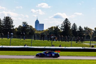 #8 Audi R8 LMS GT4 of Elias Sabo, GMG Racing, GT America Powered by AWS, GT4, SRO, Indianapolis Motor Speedway, Indianapolis, IN, USA, October 2021
 | Sarah Weeks/SRO             