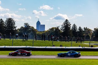 #76 Audi R8 LMS GT4 of Alex Welch, ROTR Motorsport, GT America Powered by AWS, GT4, SRO, Indianapolis Motor Speedway, Indianapolis, IN, USA, October 2021
 | Sarah Weeks/SRO             