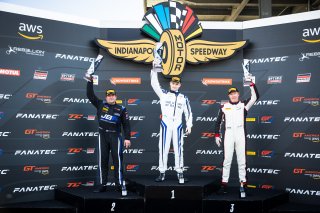 #25 Aston Martin Vantage AMR GT4 of Gray Newell, Heart of Racing, GT America Powered by AWS, GT4, SRO, Indianapolis Motor Speedway, Indianapolis, IN, USA, October 2021 | Fabian Lagunas/SRO