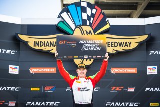 #45 Porsche 911 GT3-R of Charlie Luck, Wright Motorsports, GT America Powered by AWS, SRO3-M, SRO America, Indianapolis Motor Speedway, Indianapolis, IN, USA, October 2021 | Fabian Lagunas/SRO