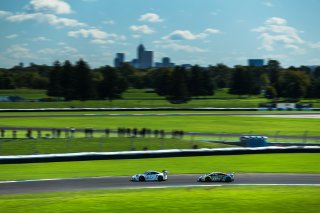 #32 Porsche 911 GT3R (991.2) of Kyle Washington, GMG Racing, GT America Powered by AWS, SRO3, SRO America, Indianapolis Motor Speedway, Indianapolis, IN, USA, October 2021 | Fabian Lagunas/SRO