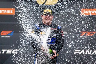 #2 Aston Martin Vantage AMR GT4 of Jason Bell, GMG Racing, GT America Powered by AWS, GT4, SRO, Indianapolis Motor Speedway, Indianapolis, IN, USA, October 2021
 | Bob Chapman     